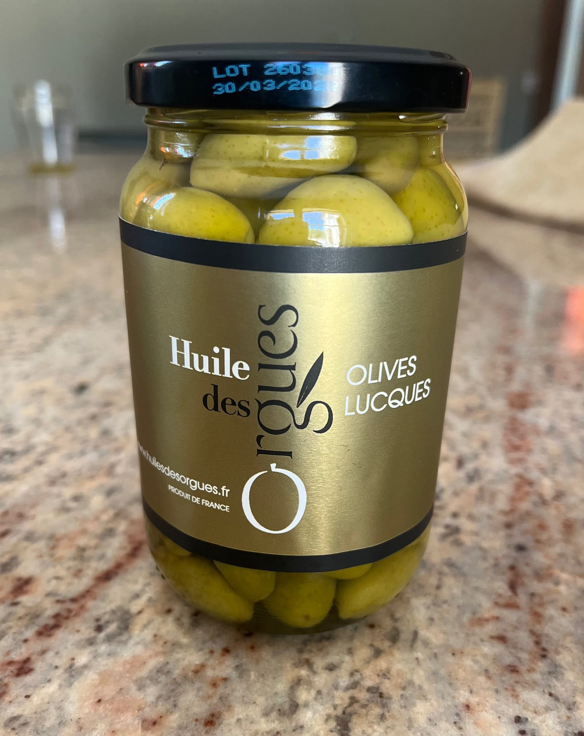 Lucques, green olives in jars (380 g)