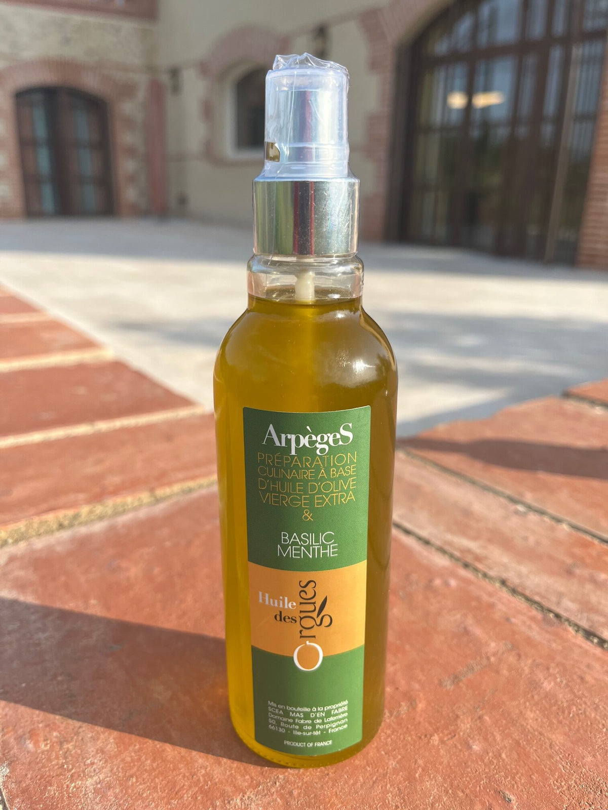 Huile d'olive Basilic Menthe vapo (200ml)