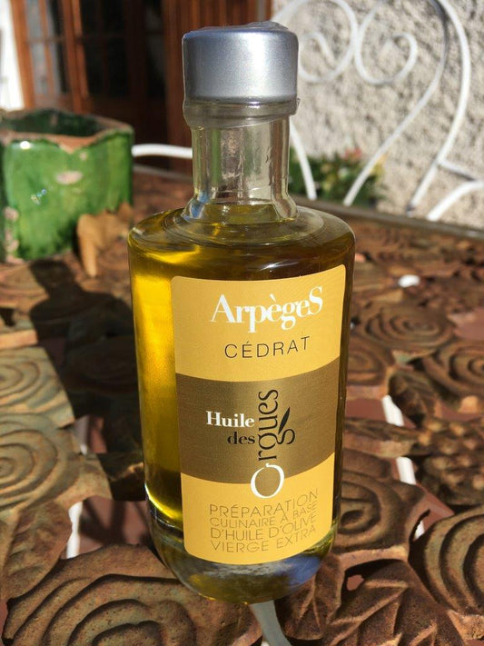 Huile d'olive au cédrat