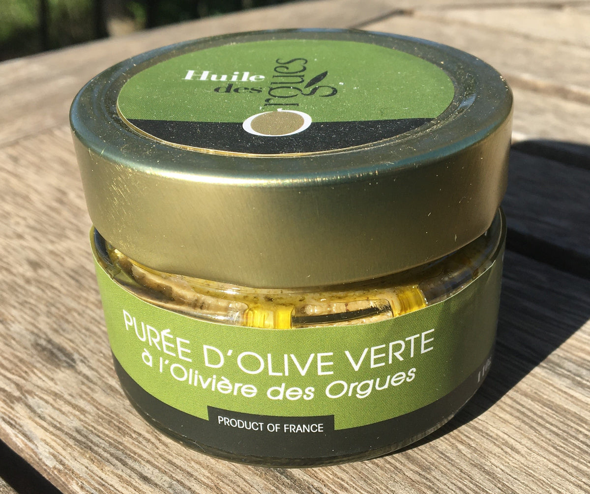 Purée d'olive verte